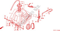 RESERVOIR A CARBURANT (XR70RV/W/X/Y) pour Honda XR 70 2000