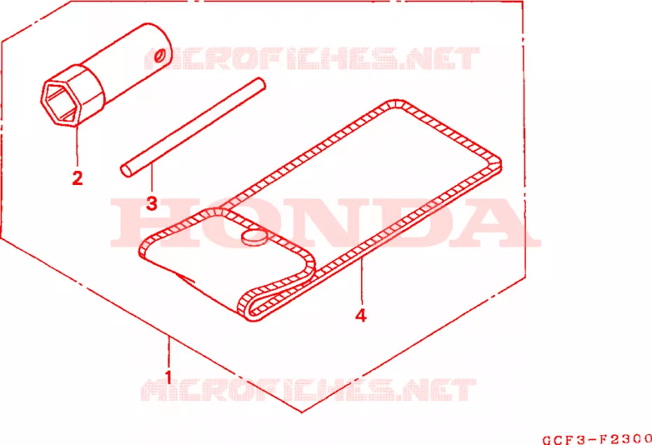 OUTIL Honda MOTO 70 XR 1999  XR70RX