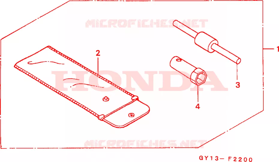 OUTIL Honda SCOOTER 50 VISION 1993  SA50P