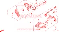 CLIGNOTANT AVANT pour Honda VISION MET IN 75 1989