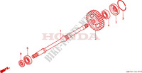 ARBRE DE SORTIE pour Honda FOURTRAX 400 FOREMAN 4X4 2002