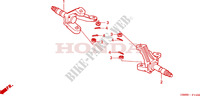 ARBRE DE ROUE  pour Honda TRX 250 FOURTRAX RECON Standard 2005
