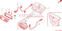 FEU ARRIERE pour Honda TRX 250 FOURTRAX RECON Standard 2005