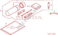 OUTIL pour Honda TRX 250 FOURTRAX RECON Standard 2005
