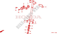 ARBRE DE DIRECTION pour Honda TRX 250 FOURTRAX RECON 2001