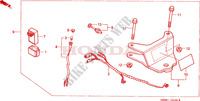 ATTELAGE DE REMORQUE pour Honda TRX 250 FOURTRAX RECON 2001
