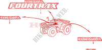 MARQUE(1) pour Honda TRX 250 FOURTRAX RECON 2001