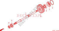 ARBRE DE SORTIE pour Honda FOURTRAX 450 FOREMAN 4X4 Electric Shift 2002