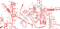LEVIER DE GUIDON/COMMUTATEUR/CABLE(TRX450FE) pour Honda FOURTRAX 450 FOREMAN 4X4 Electric Shift 2004