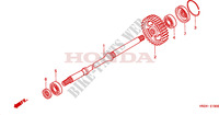 ARBRE DE SORTIE pour Honda FOURTRAX 500 RUBICON 2001