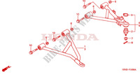 BRAS AVANT(TRX350TM/TE) pour Honda FOURTRAX RANCHER 350 4X2 2002
