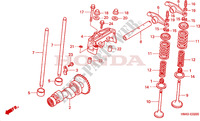 ARBRE A CAMES pour Honda FOURTRAX 350 RANCHER 4X4 2000