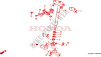 ARBRE DE DIRECTION pour Honda FOURTRAX 350 RANCHER 4X4 2000