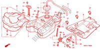RESERVOIR A CARBURANT pour Honda FOURTRAX 350 RANCHER 4X4 Electric Shift 2000