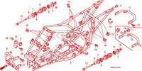 CADRE (TRX250EX1/2/3/4/5) pour Honda TRX 250 SPORTRAX EX 2003
