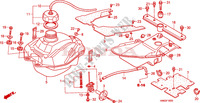 RESERVOIR A CARBURANT (TRX250EX1/2/3/4/5) pour Honda TRX 250 SPORTRAX EX 2003