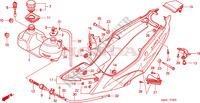 COUVERCLE LATERAL   RESERVOIR D'HUILE pour Honda NSR 125 R 2001