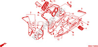 CARENAGES INFERIEUR pour Honda NSR 125 R 2000