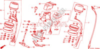 COMPTEUR   CONTACTEUR A CLES (E/ED/F/G/SD/SW) pour Honda CM 125 CUSTOM 1995