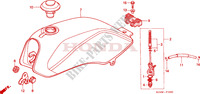 RESERVOIR A CARBURANT pour Honda CG 125 2001