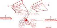 MARQUE(XR400R2/3) pour Honda XR 400 2002