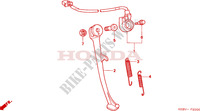 BEQUILLE pour Honda REBEL 125 1998