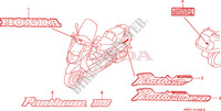 AUTOCOLLANTS pour Honda PANTHEON 150 FES 1998