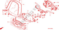 GUIDON   CARENAGE pour Honda PANTHEON 150 FES 2000