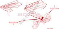 MARQUE(XR100R1/2) pour Honda XR 100 2001