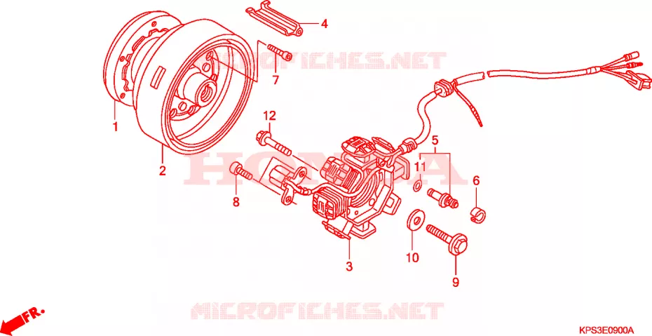 ALTERNATEUR Honda MOTO 230 CRF 2009  CRF230F9