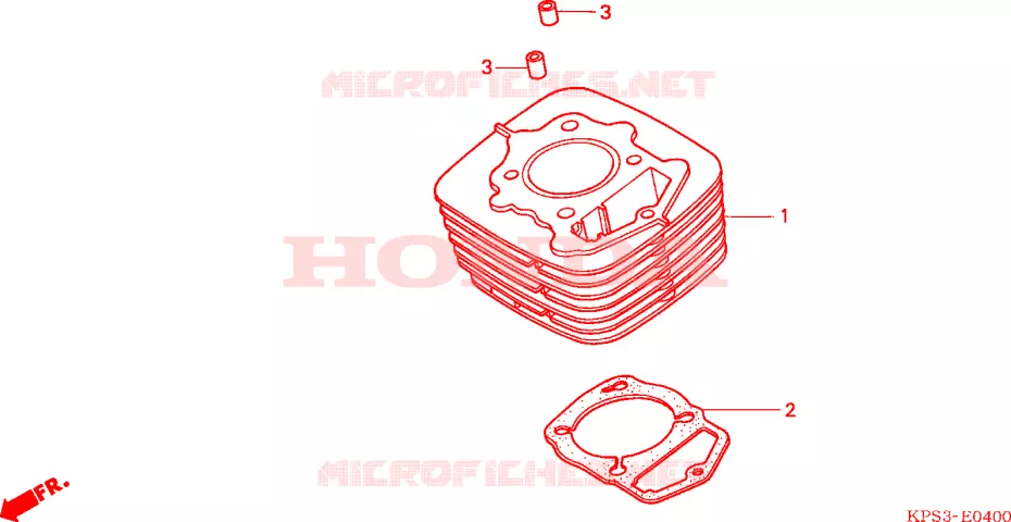 CYLINDRE Honda MOTO 230 CRF 2005  CRF230F5