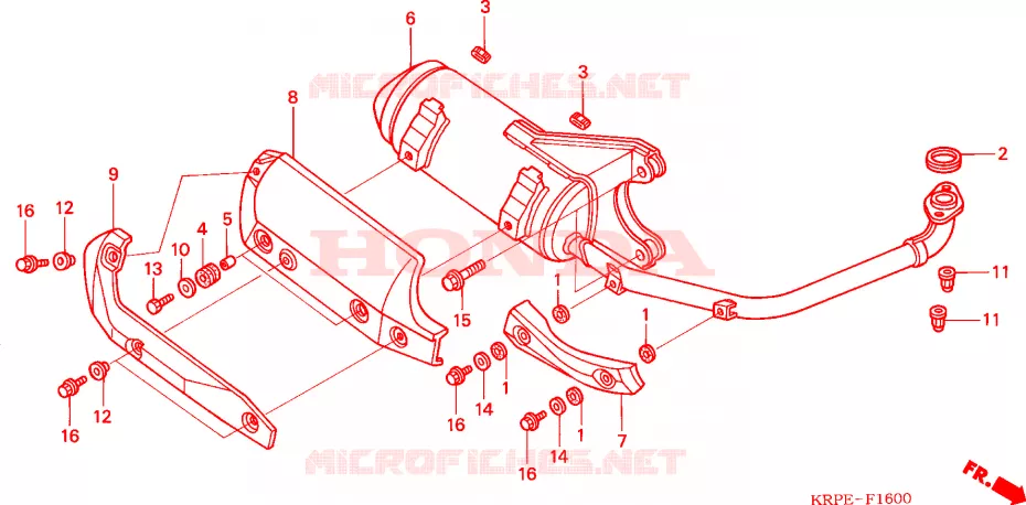 SILENCIEUX D'ECHAPPEMENT Honda SCOOTER 100 LEAD 2006  SCV100F5