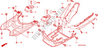 PLANCHER pour Honda SCV 100 LEAD 2010