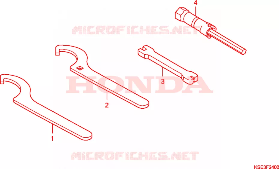 OUTIL Honda MOTO 150 CRF 2008  CRF150R8
