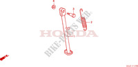 BEQUILLE pour Honda CRF 80 2006