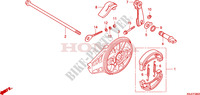 FLASQUE   MACHOIRES DE FREIN ARRIERE pour Honda CRF 100 2011