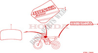 MARQUE(1) pour Honda XR 200 R 2001