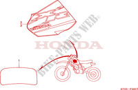 MARQUE(4) pour Honda XR 200 R 2000
