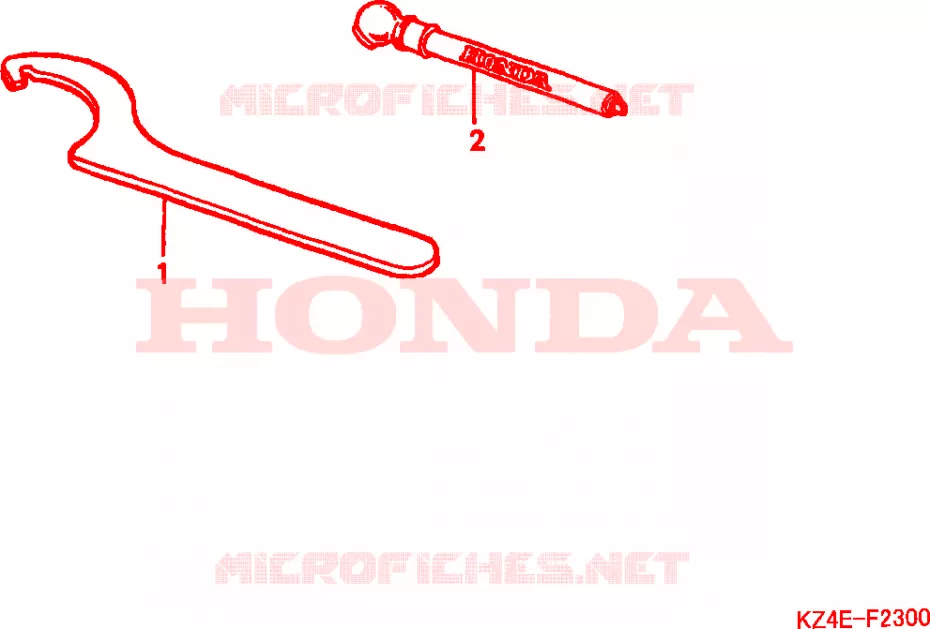 OUTIL Honda MOTO 125 CR 2000  CR125RY