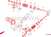 ARBRE A CAMES   SOUPAPE pour Honda INNOVA 125 2012