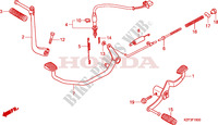 PEDALE   KICK pour Honda INNOVA 125 2011