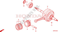 VILEBREQUIN   PISTON pour Honda INNOVA 125 2012