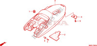 GARDE BOUE ARRIERE(2) pour Honda FX 650 34HP 2000