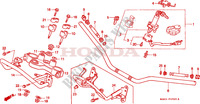 GUIDON   TE DE FOURCHE pour Honda FX 650 34HP 2000