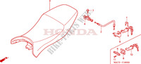 SELLE pour Honda CBR 1100 SUPER BLACKBIRD 50TH 1998