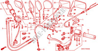 COMMODO   LEVIER   CABLE pour Honda VT 1100 SHADOW C3 2000