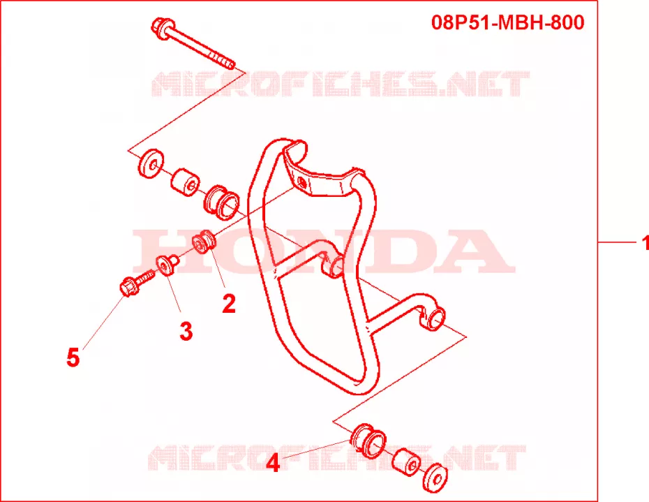 PARE-RADIATEUR VT1100C3 Honda MOTO 1100 SHADOW 2000  VT1100C3X