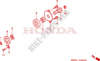 POMPE A HUILE pour Honda XR 650 Hamamatsu factory 2003