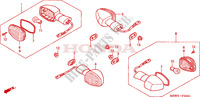CLIGNOTANT(CBR600F/FS/FR) (CBR600F4 KO,2KO,U) pour Honda CBR 600 S 2002