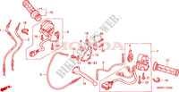 LEVIER DE GUIDON/COMMUTATEUR/CABLE(1) pour Honda CBR 600 34HP 2000
